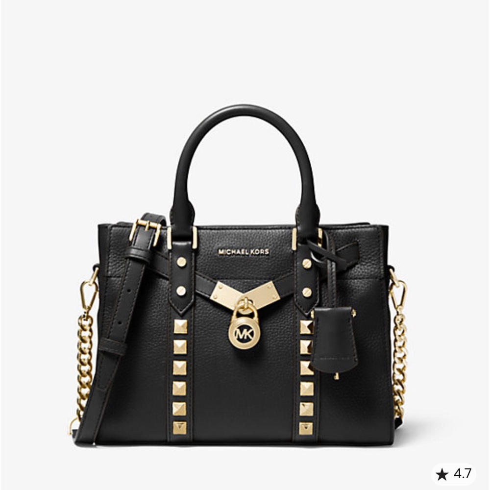 Michael Kors Black Satchel and Wallet Set with Gold Accents - Picture 8 of 8
